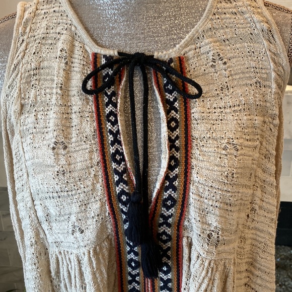 Free People For The Love Of Flowers Cold Shoulder Mini Dress Size Small - Picture 6 of 11